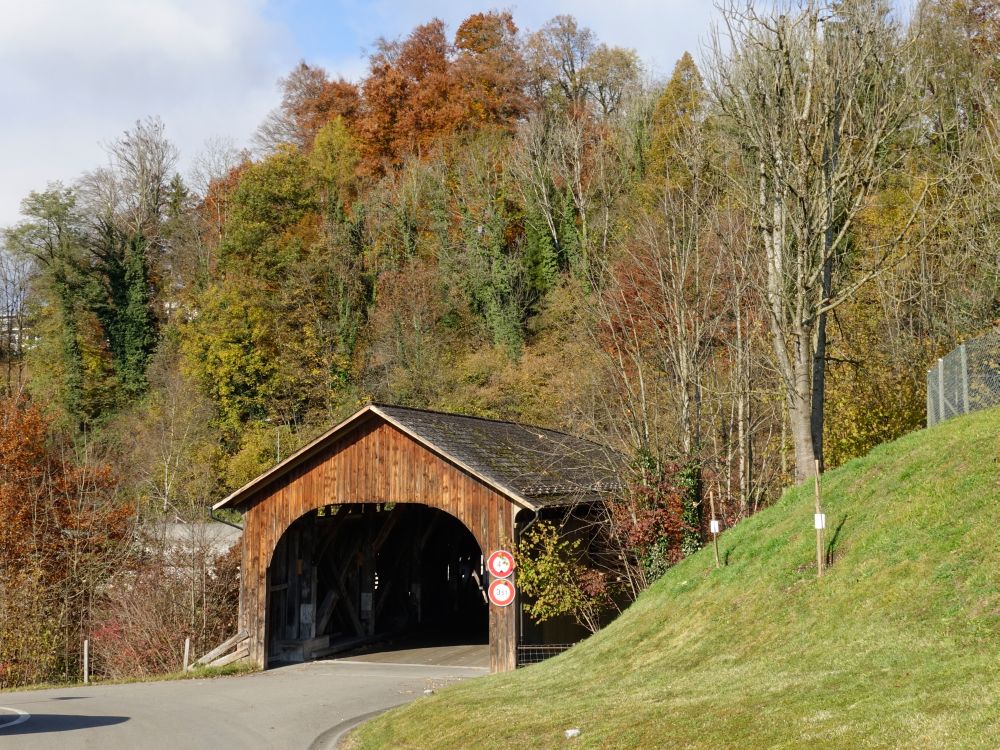 Holzbrücke am Aabach