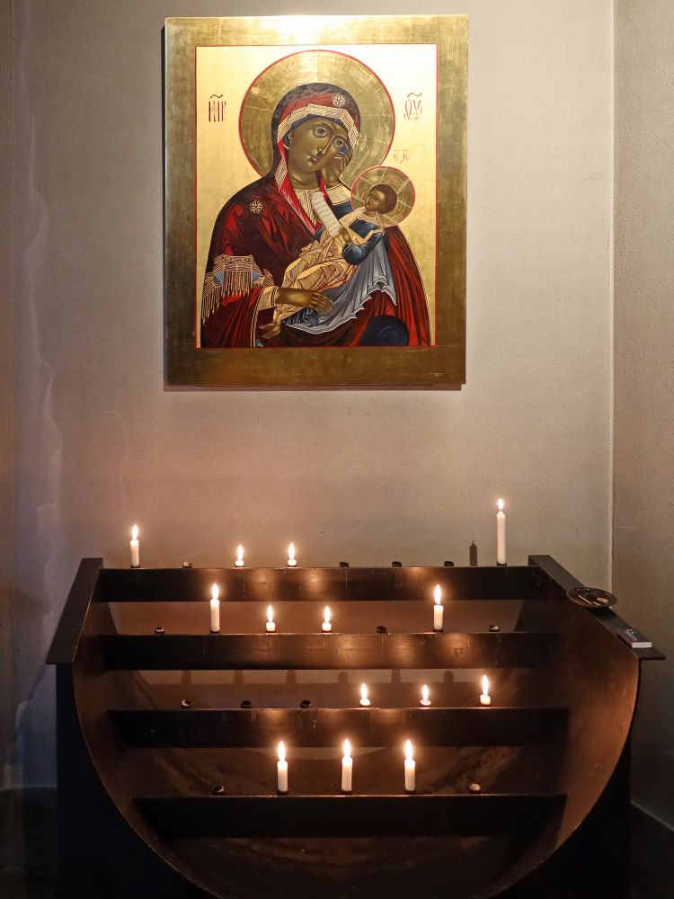 Kerzen in Kirche St. Georgen