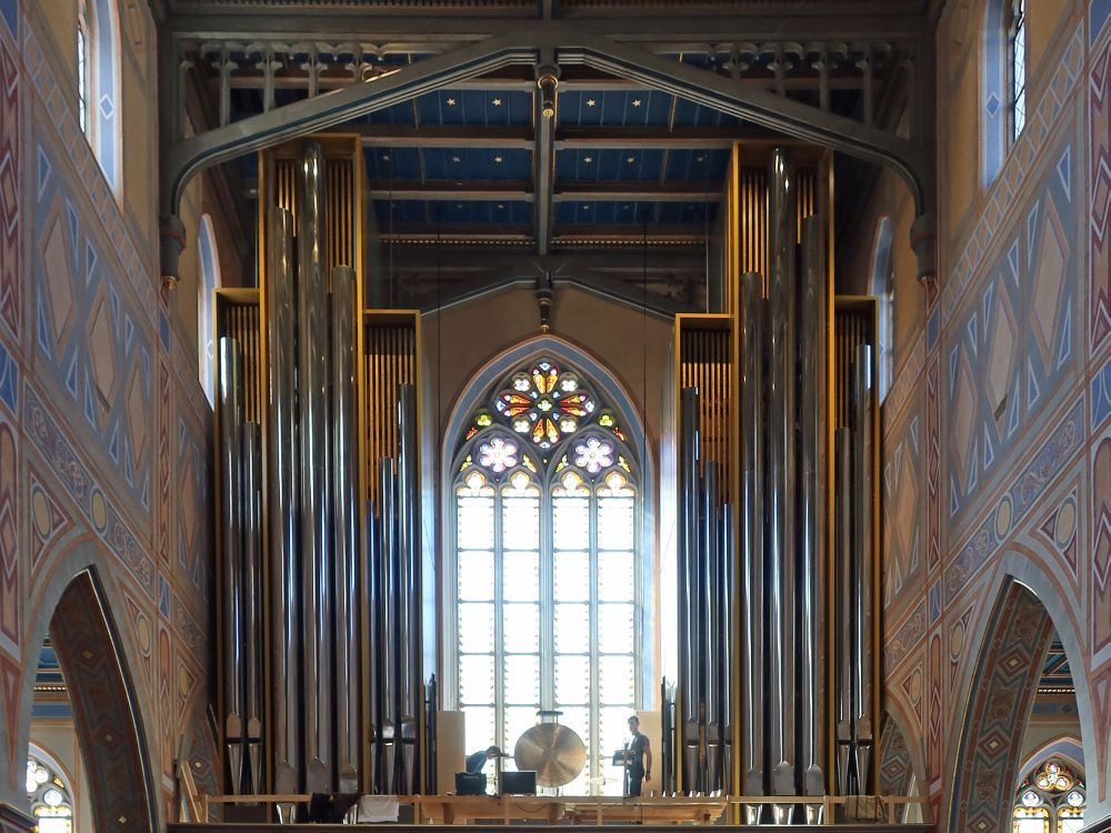 Orgelarbeiten in St. Laurenzen