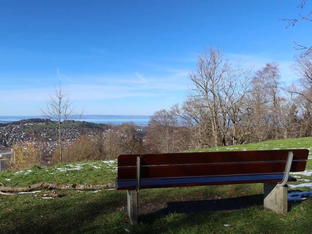 Sitzbank mit Blick zum Bodensee