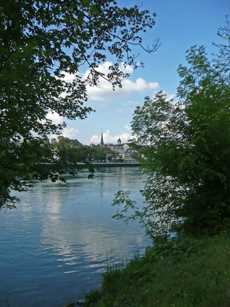 Blick bern Rhein auf Schaffhausen