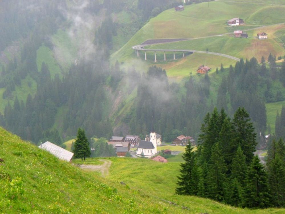 Blick zurück nach Schröcken