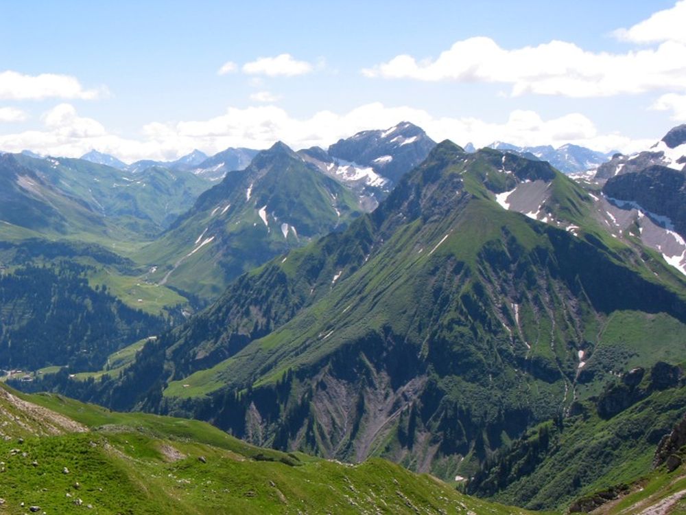 Blick Richtung Süden,  Mohnenfluh