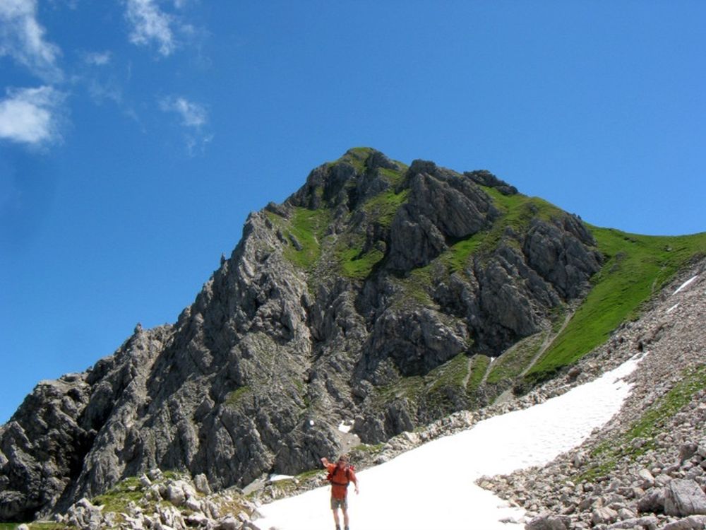 Schneefeld unter der Hochkünzelspitze