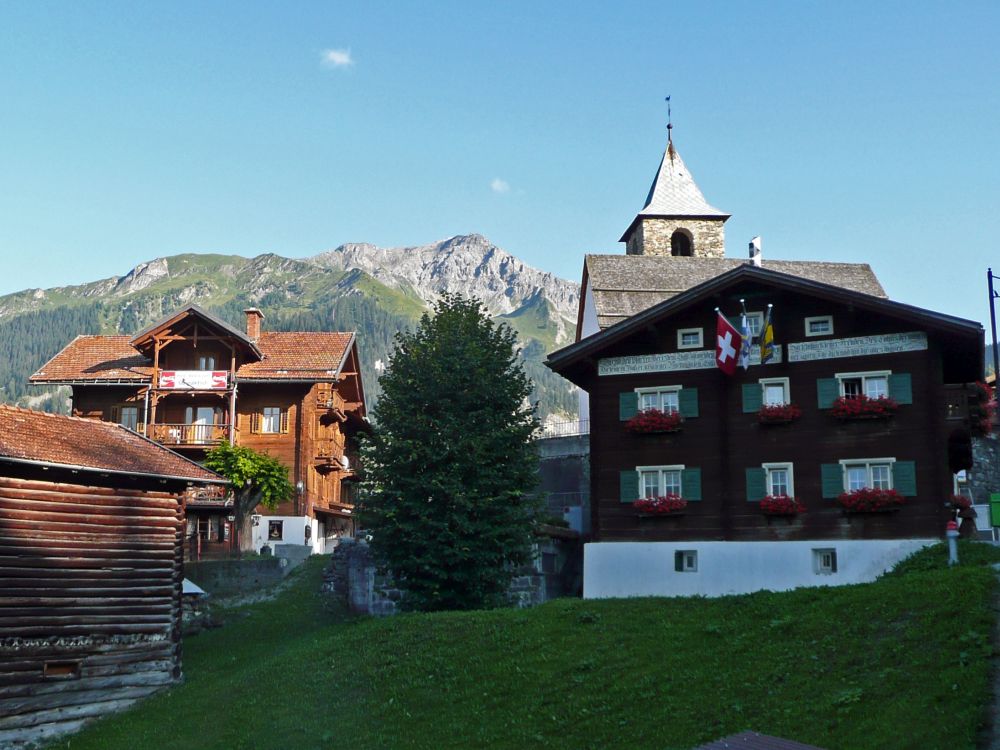 Tschiertschen mit Weisshorn