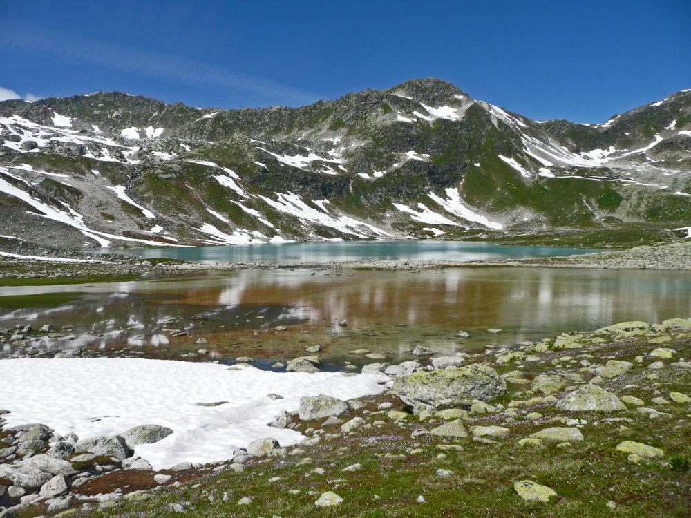 Spiegelungen im Jörisee