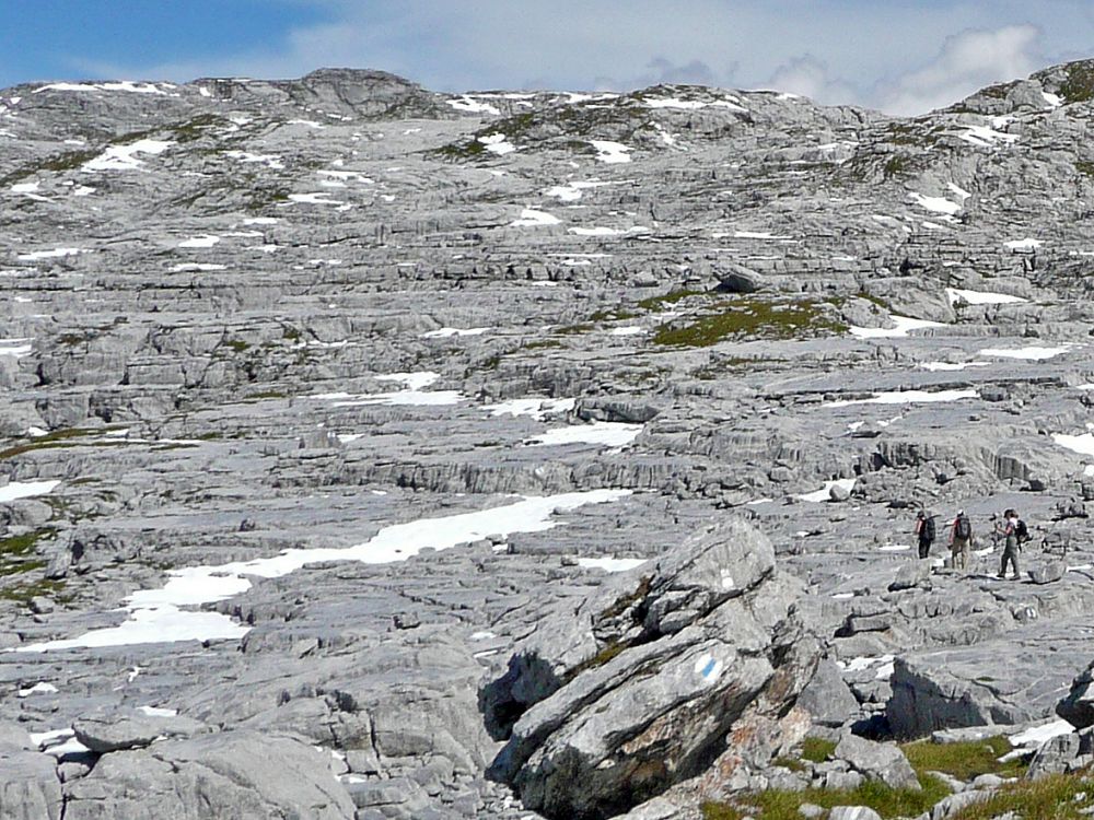 Karrenfelder auf dem Mären-Massiv