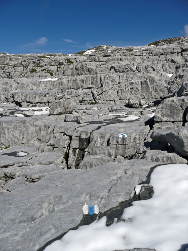 Karrenfelder auf dem Mären-Massiv