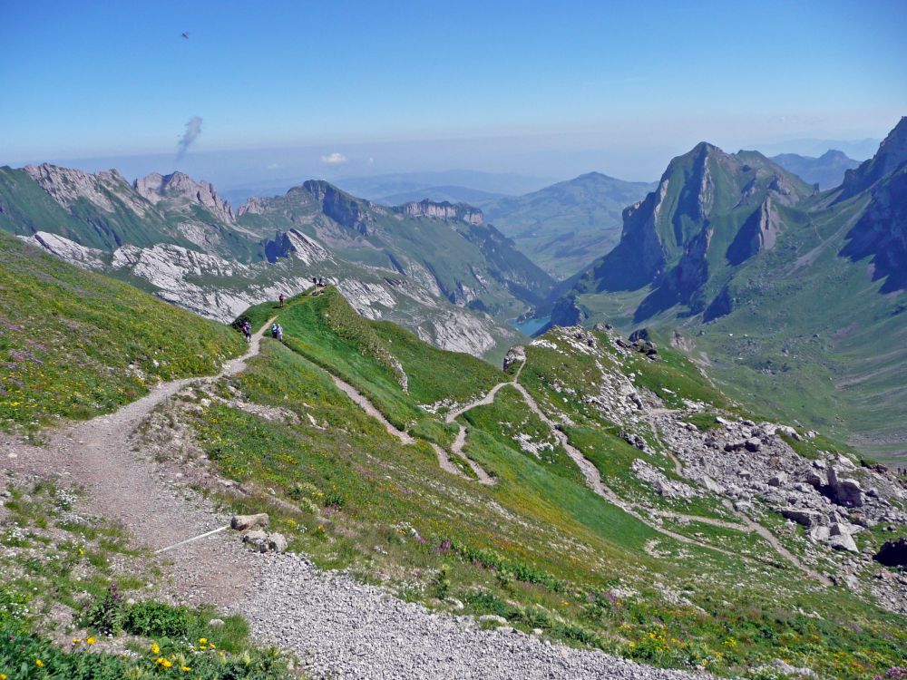 Seealpsee, Schäfler, Ebenalp, Fähnerenspitz, Marwees, Hoher Kasten