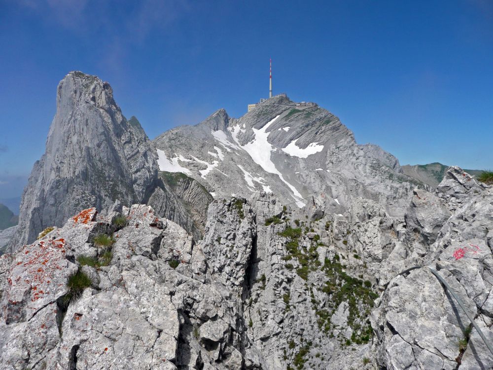 Säntis überm Lisengrat