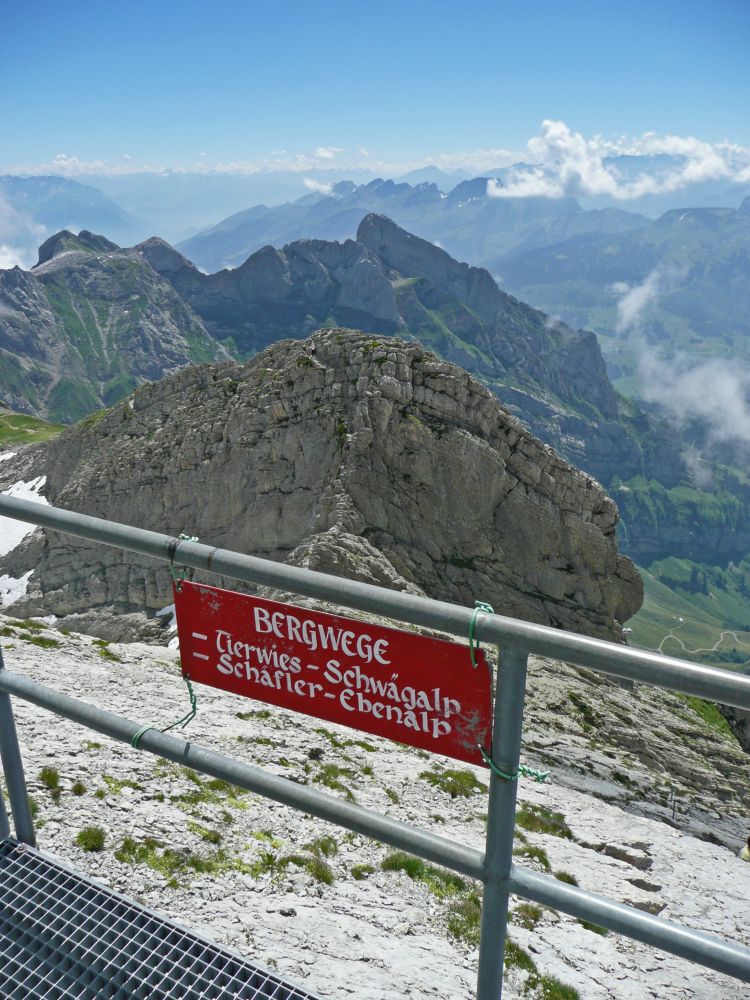 Blick vom Säntis