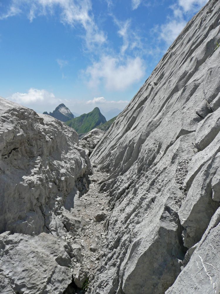 Blick zu den Silberplatten