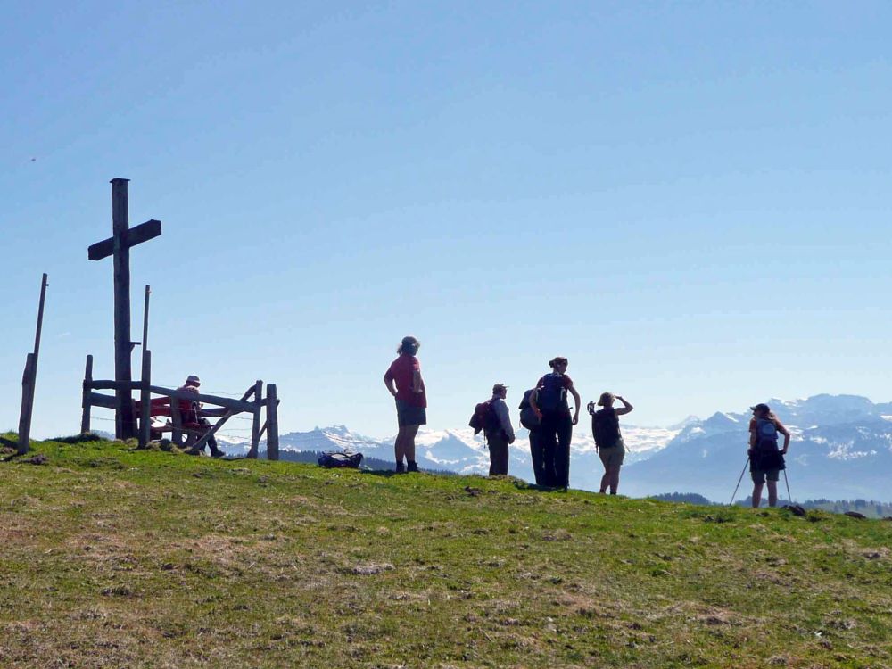 Kreuz unterhalb Habrütispitz