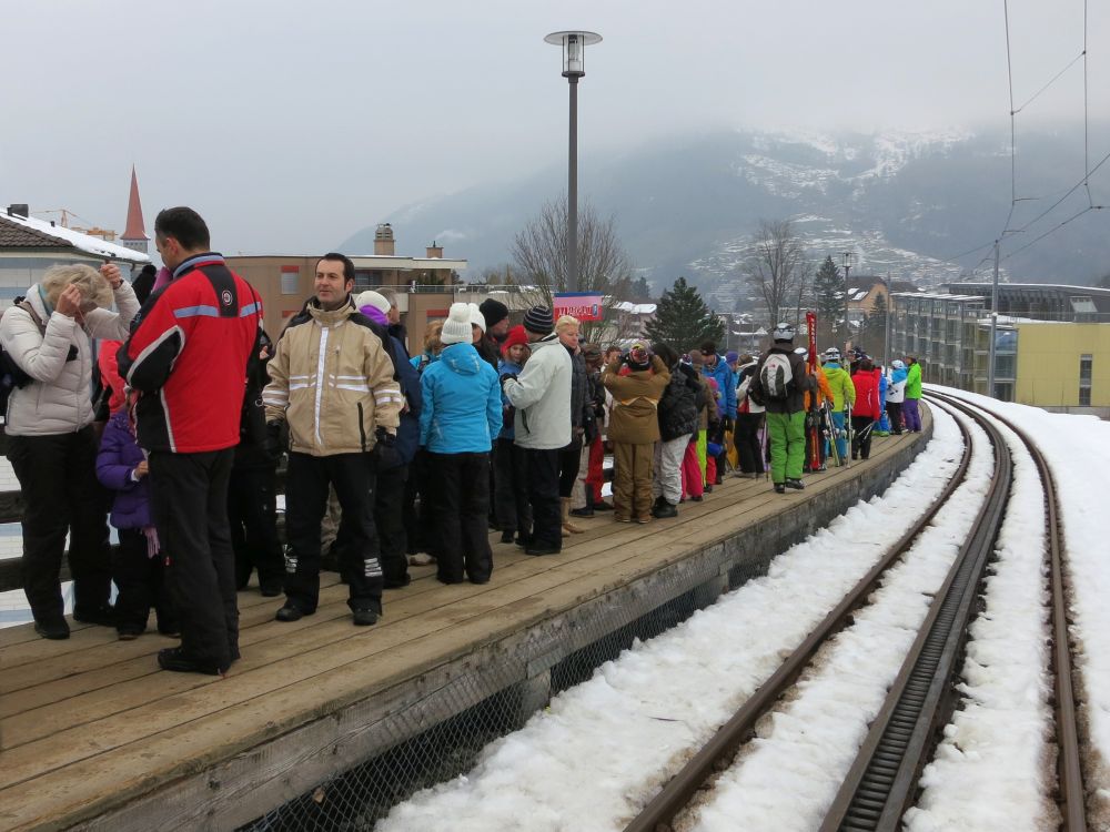 Bahnsteig Goldau A4