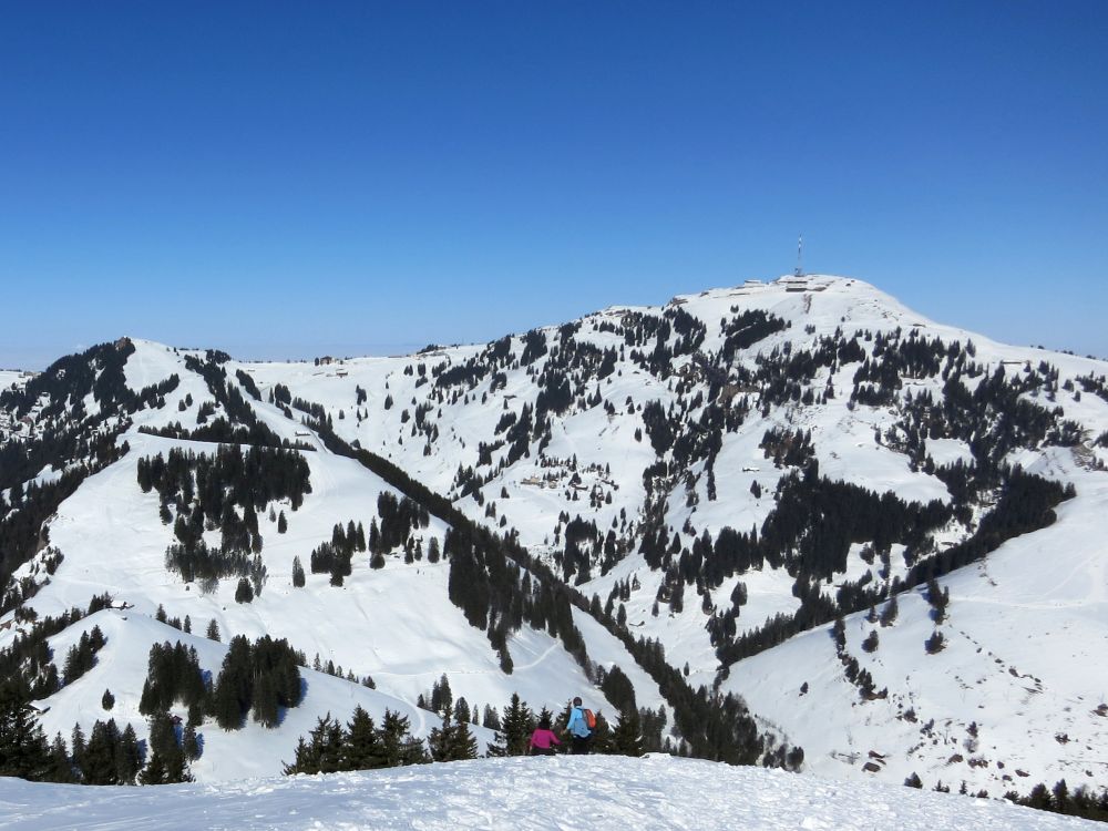 Blick zur Rigi Kulm (1798m)