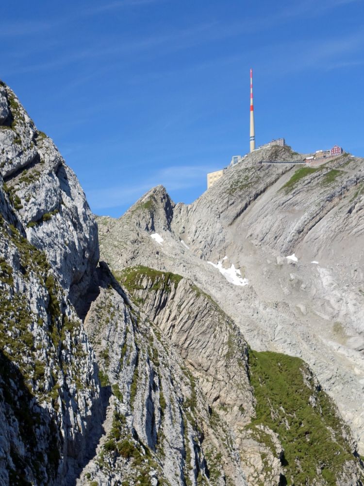 Lisengratweg und Säntisgipfel