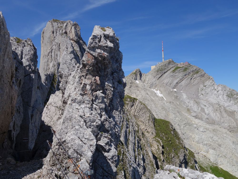 Lisengratweg und Säntisgipfel