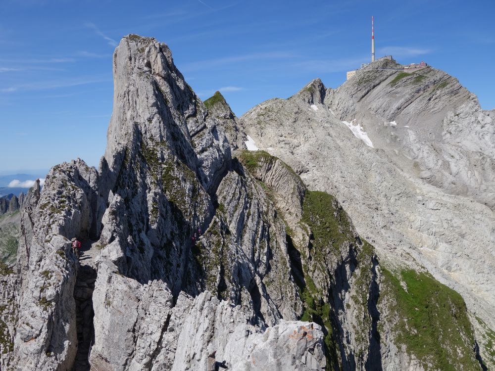 Lisengratweg und Säntisgipfel