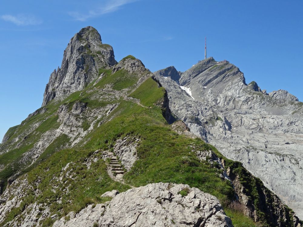 Lisengratweg und Säntis