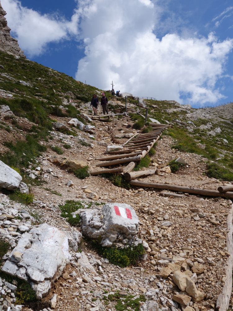 Abstieg vom Cianpeijoch