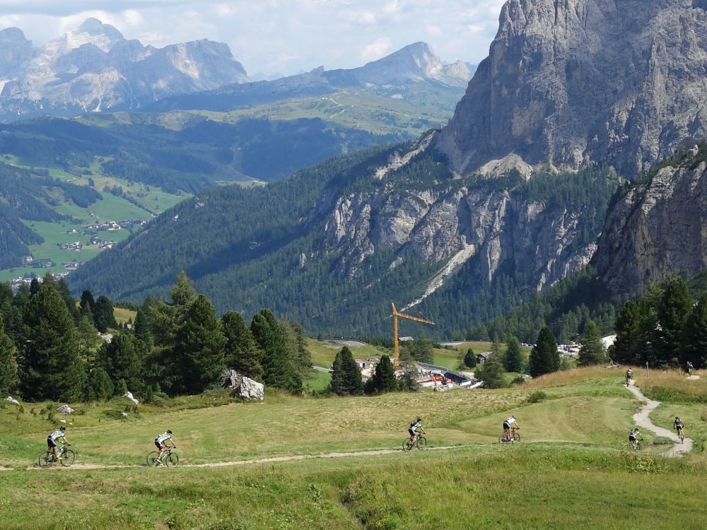 Biker im Gadertal