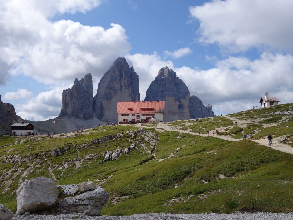 Drei Zinnen und Dreizinnenhütte