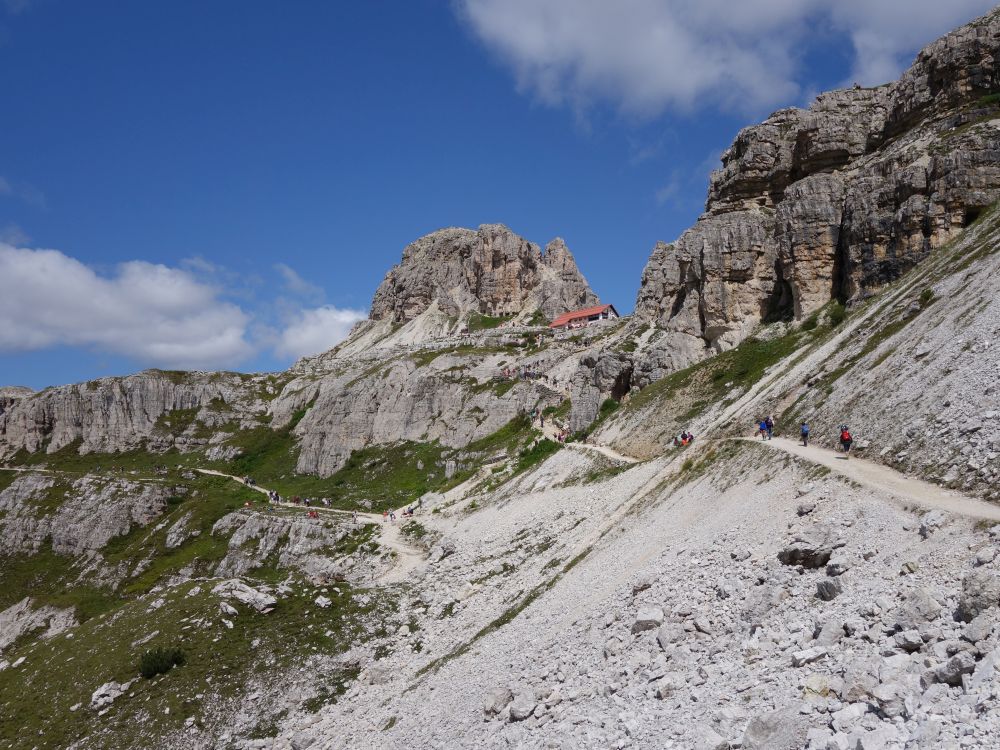 Toblinger Knoten und Dreizinnenhütte