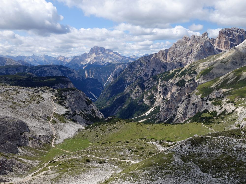 Val Rinbon und Hohe Gaisl