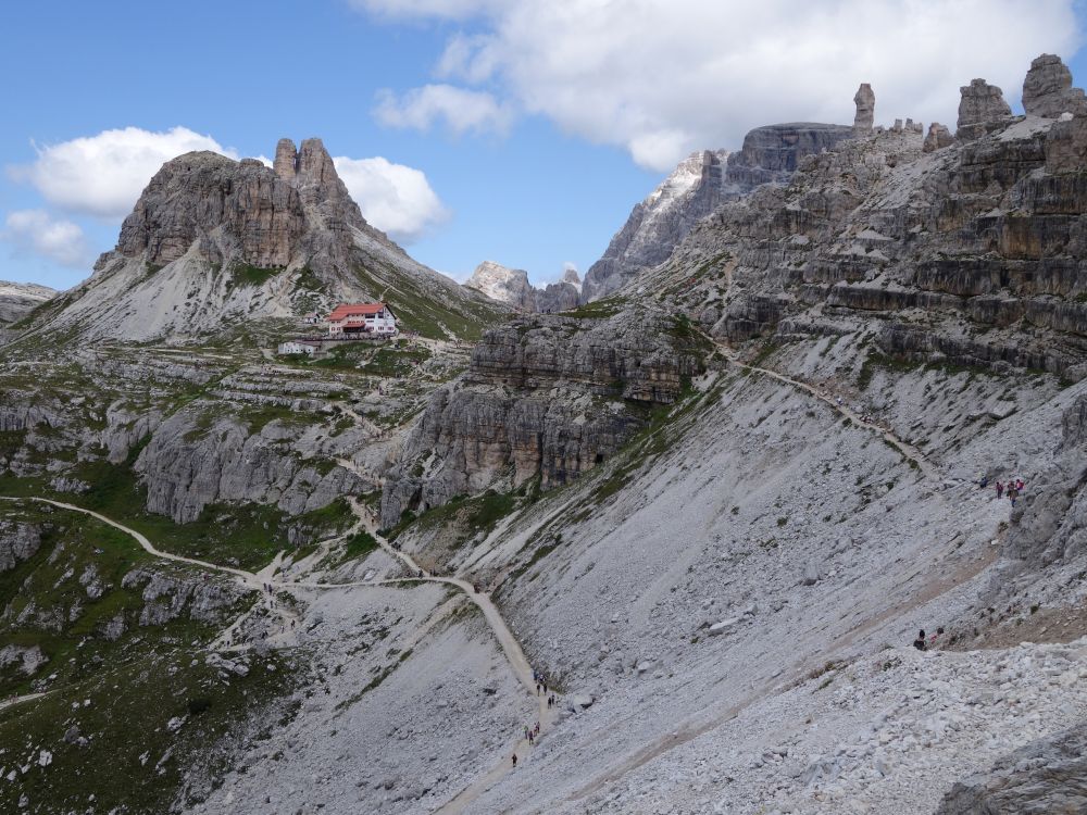Toblinger Knoten und Dreizinnenhütte