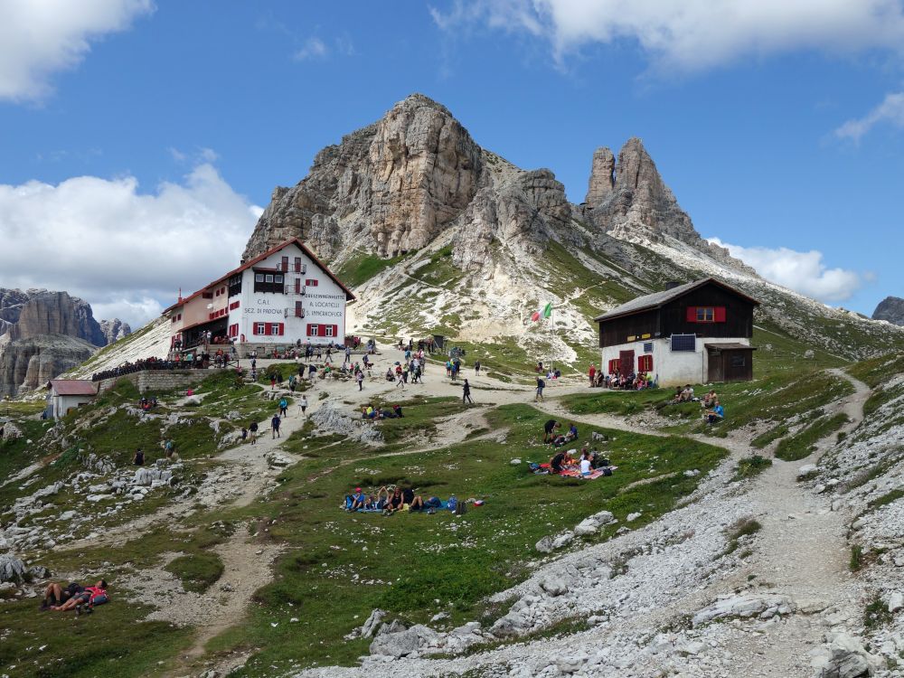 Toblinger Knoten und Dreizinnenhütte