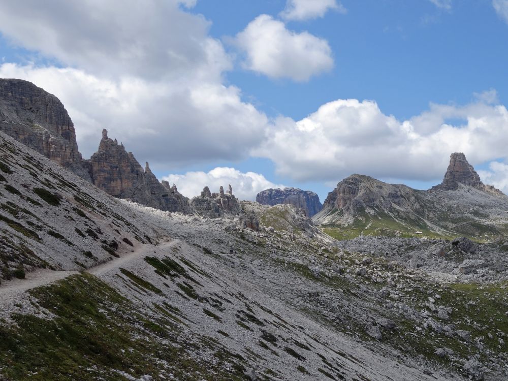 Weg zum Böllelejoch und Toblinger Knoten