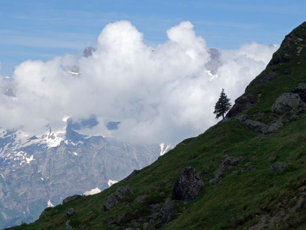 Glärnisch in Wolken