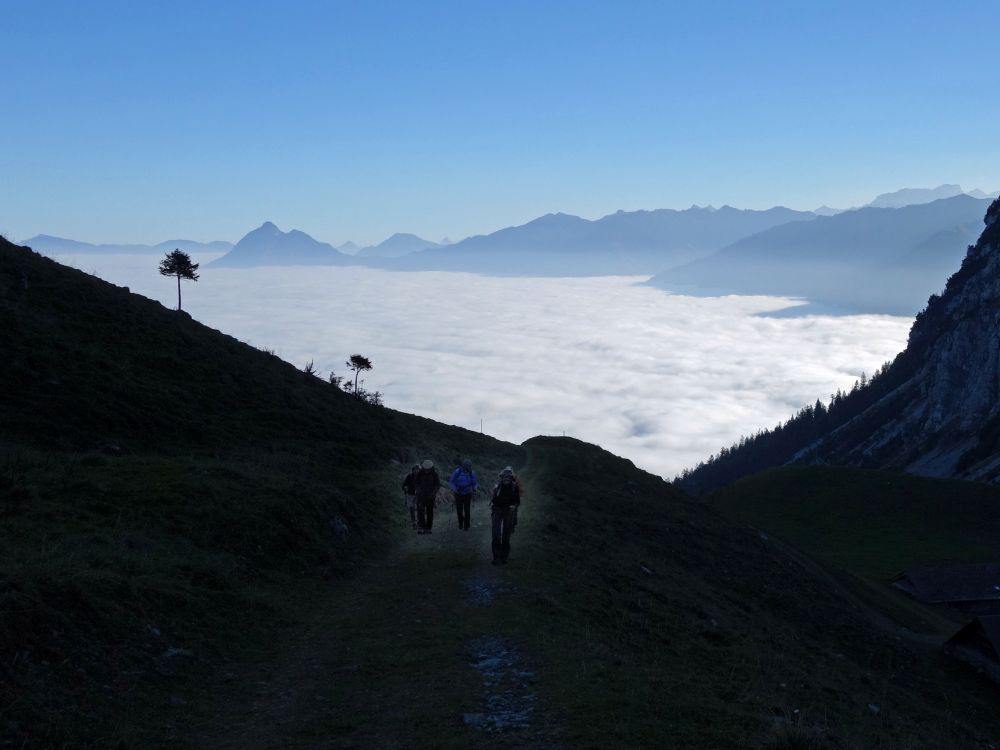 Wanderer überm Nebelmeer