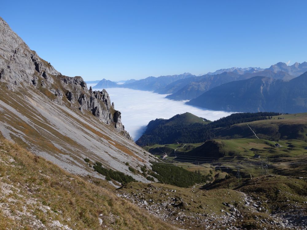 Nebelmeer überm Sarnersee