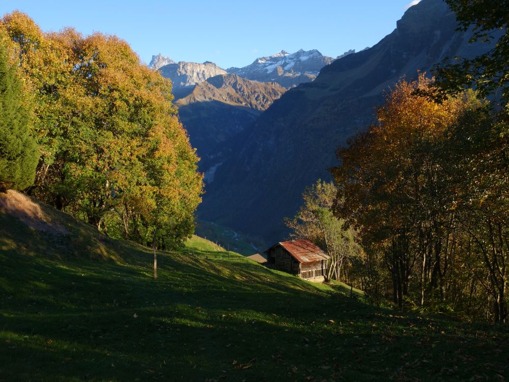 Schächental im Abendlicht