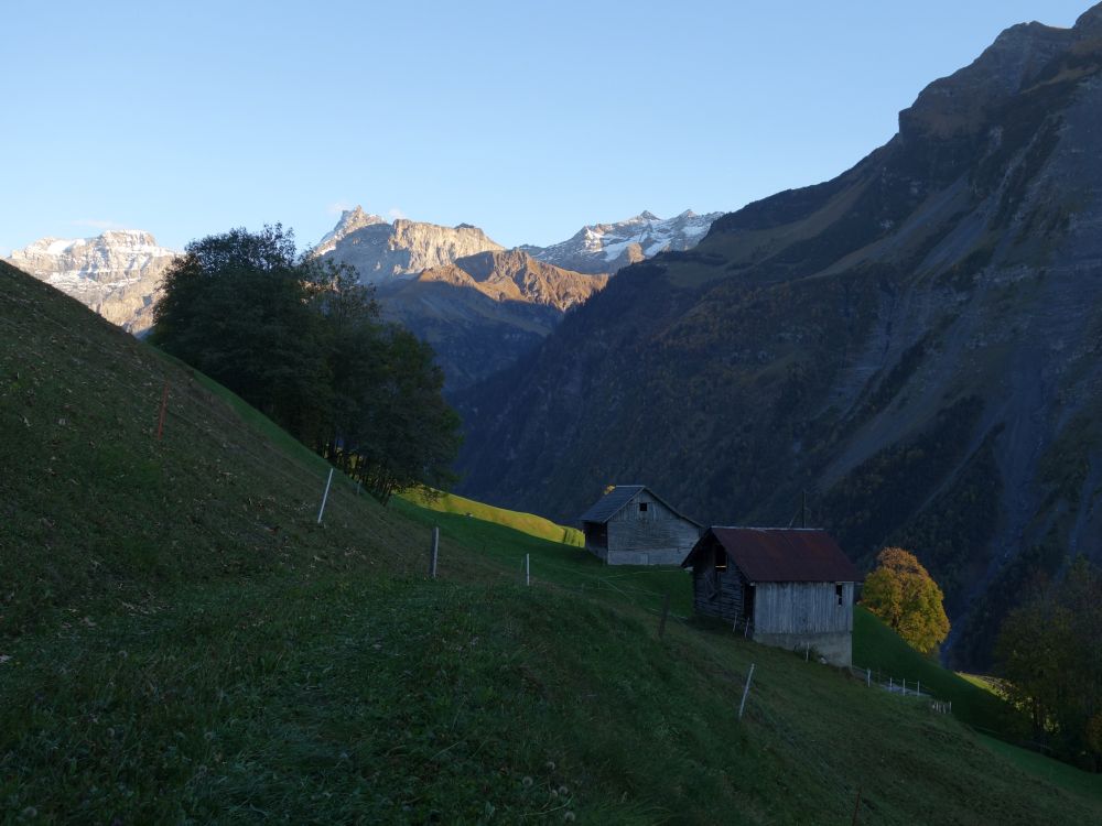 Schächental im Abendlicht