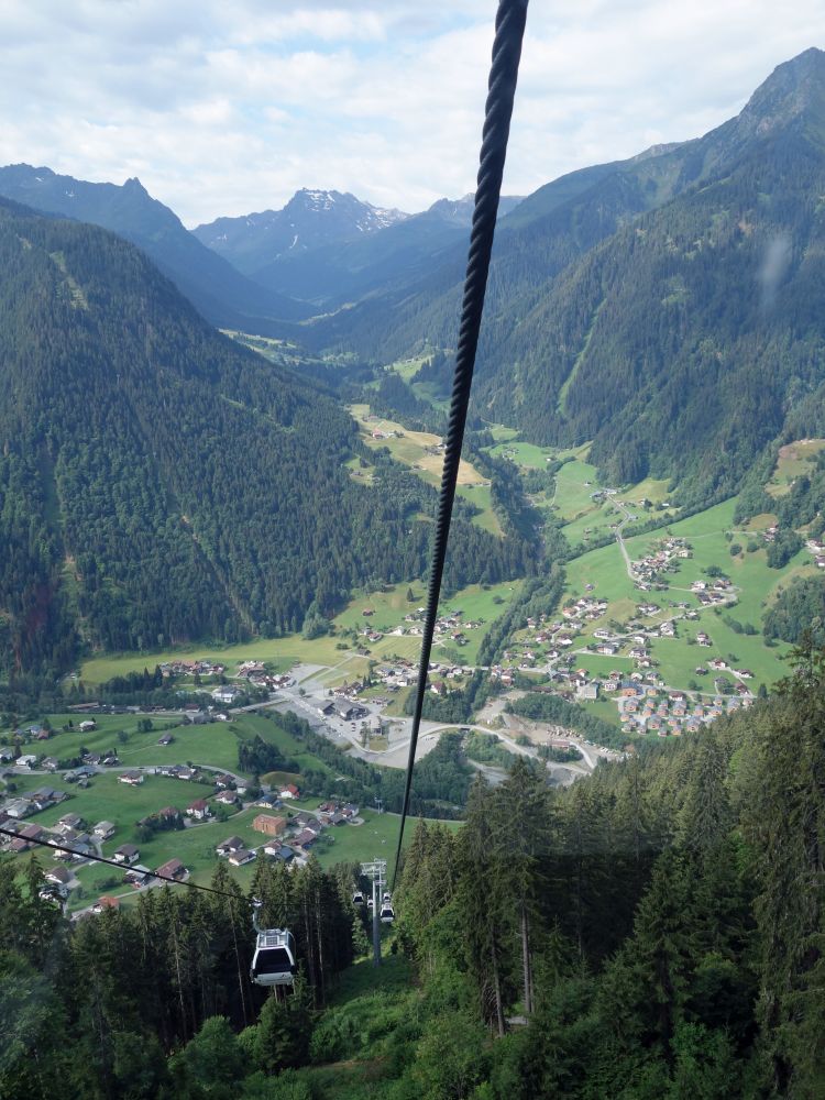 Talstation Grasjochbahn und Gargellental