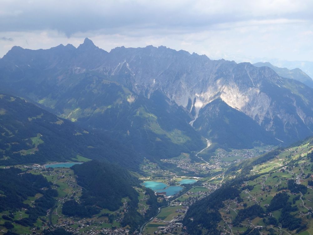 Blick auf Tschagguns und Zimba