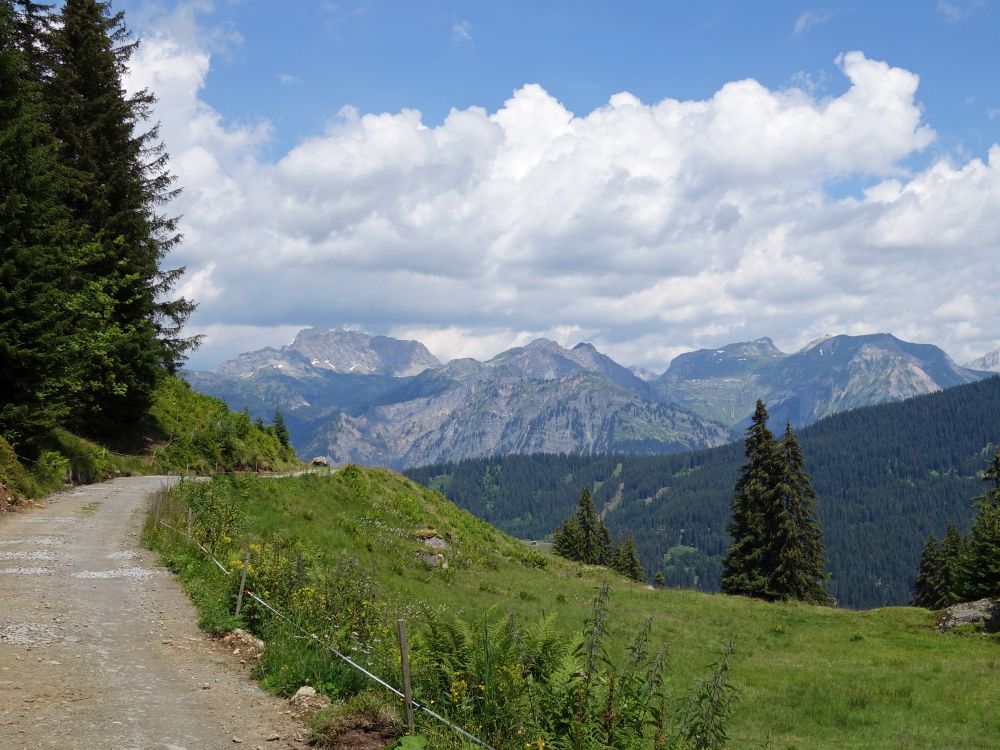 Blick Richtung Rote Wand