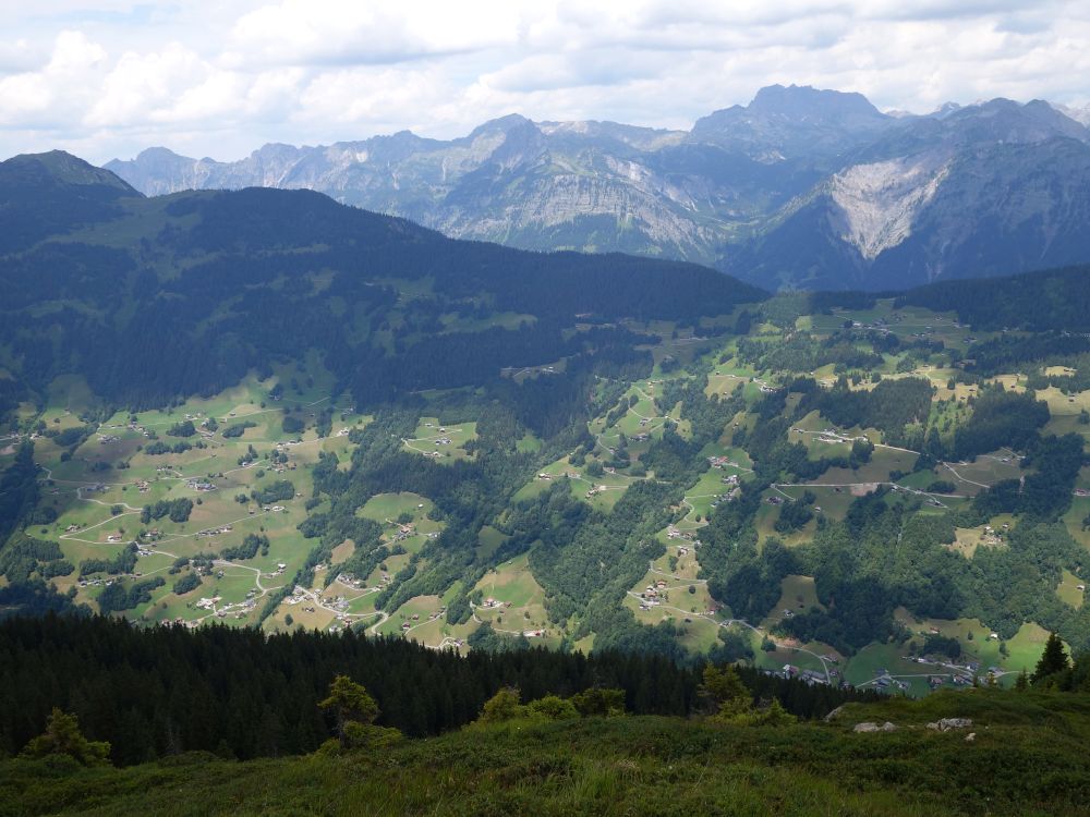 Sonne im Silbertal und Rote Wand