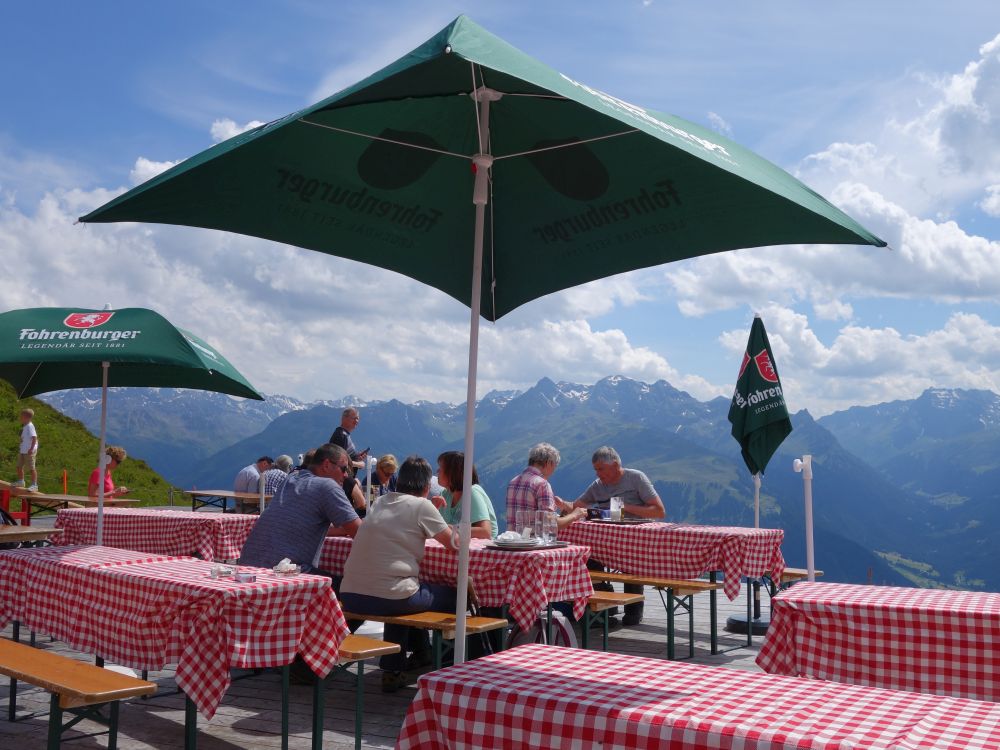 Terrasse Grasjoch Hütte