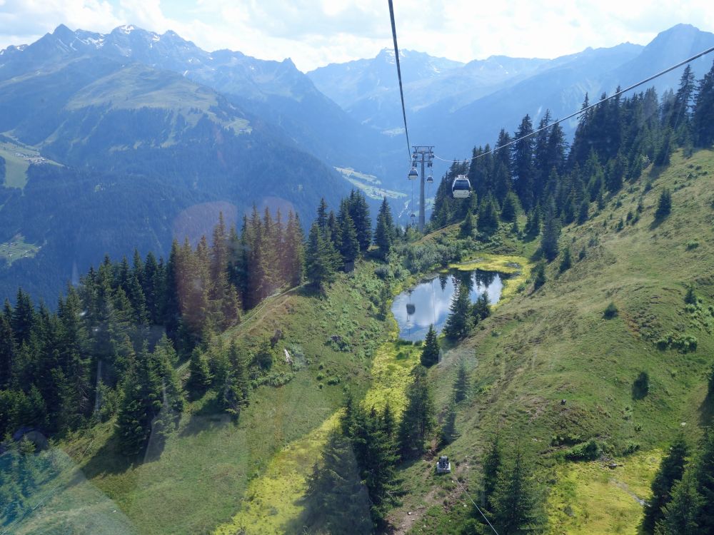 Tümpel unter der Grasjoch Bahn