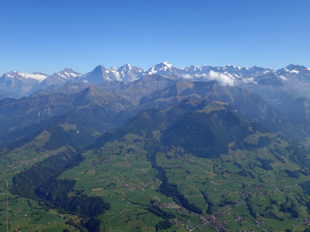 Eiger, Mönch, Jungfrau u.a.