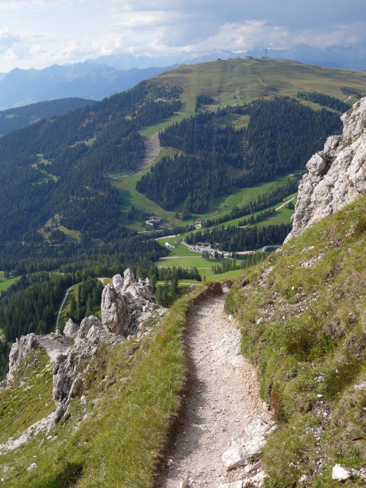 Bergweg und Kronplatz