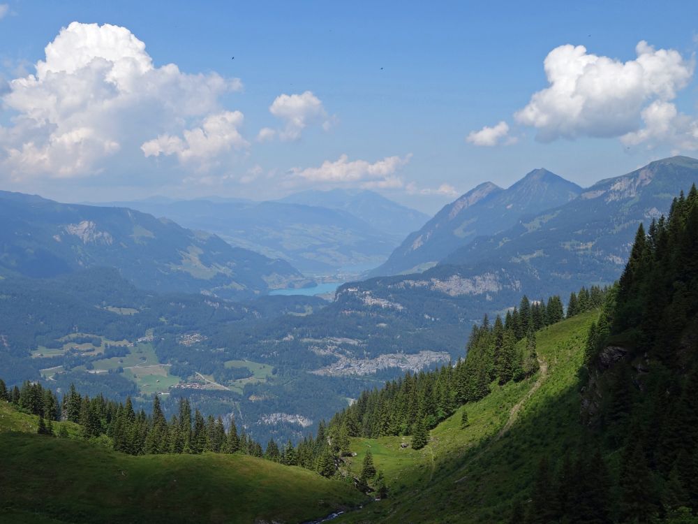 Blick Richtung Lungerersee