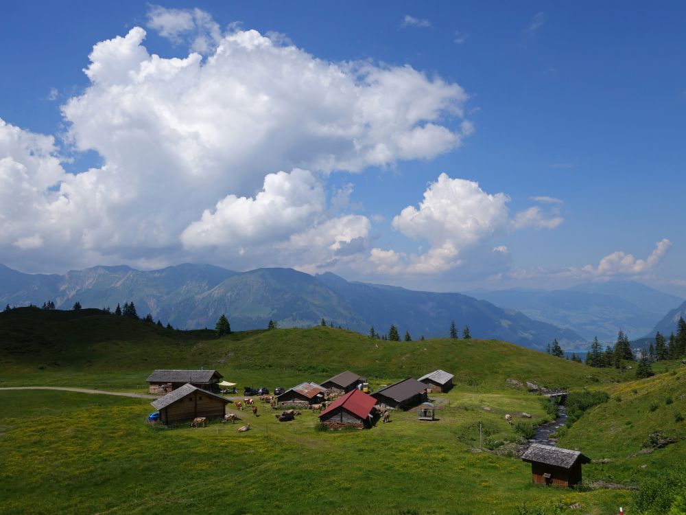 Wolken über der Wandelalp