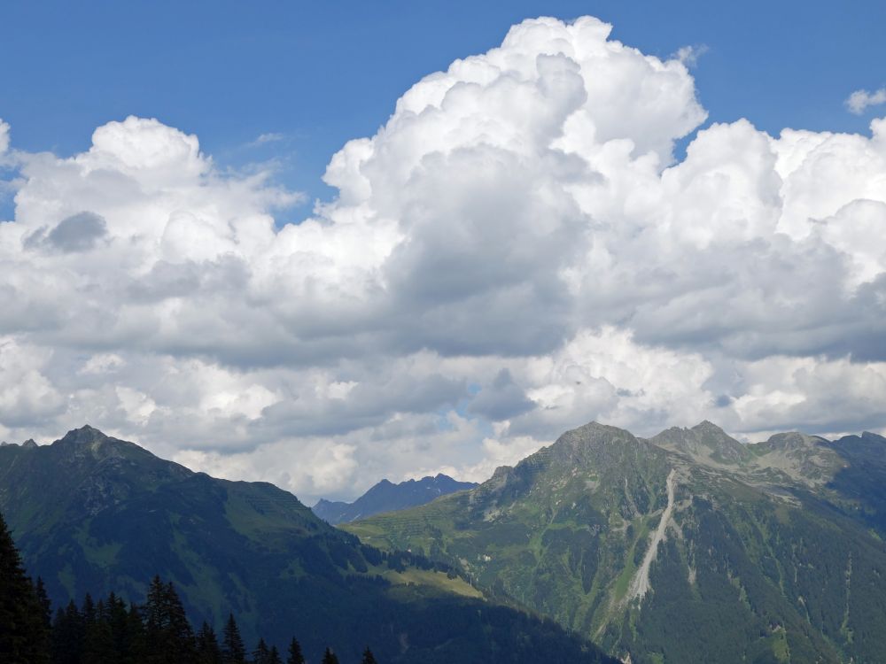 Zamangspitze, Grasjoch und Scheimersch