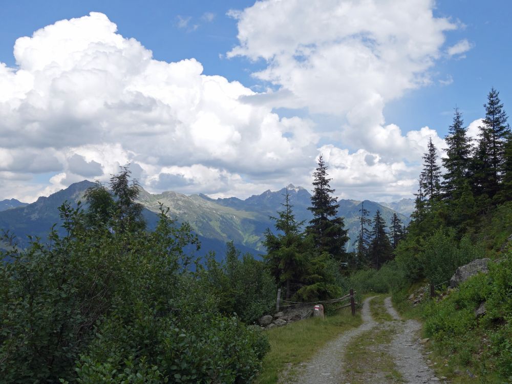 Höhenweg bei Innergweilalpe