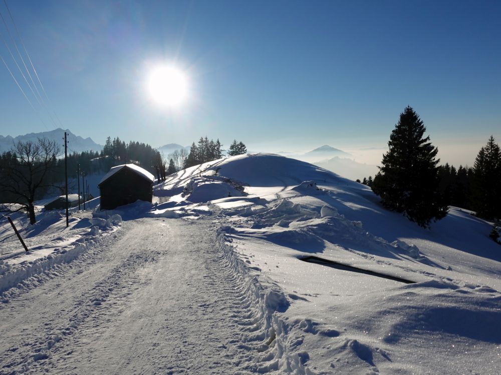 breiter Winterwanderweg