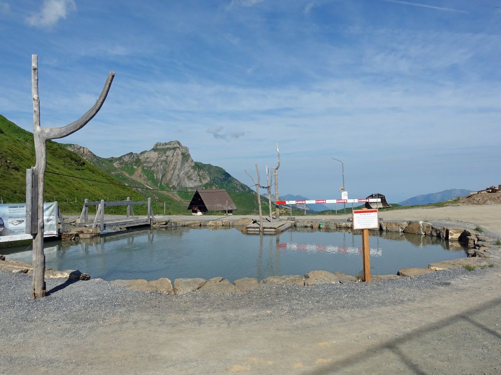 Teich an Bergstation Maschgenkamm